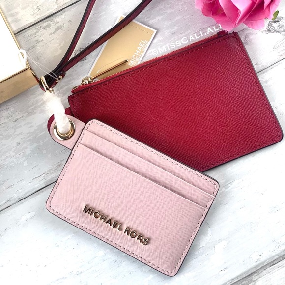 NWT MICHAEL KORS Small Card Case Duo Charm For Bag - Picture 2 of 16